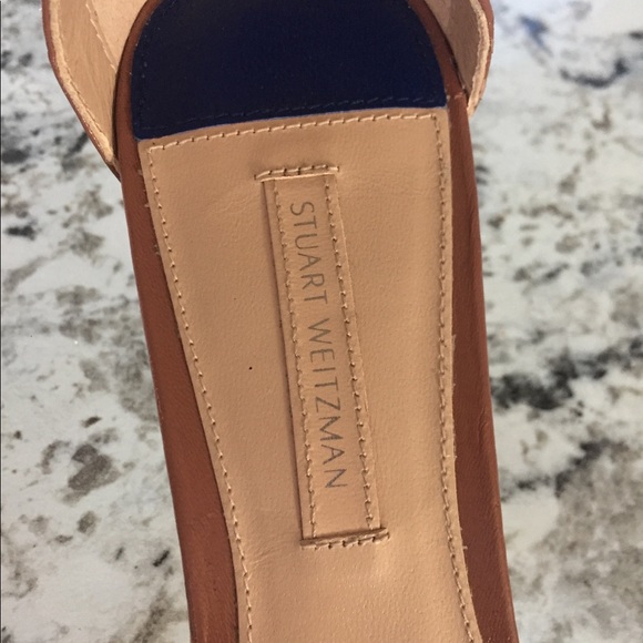 NWOT Stuart Weitzman Sandle Pumps Taupe 6 - Picture 5 of 7